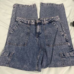 H&M Classic Blue Denim Cargos